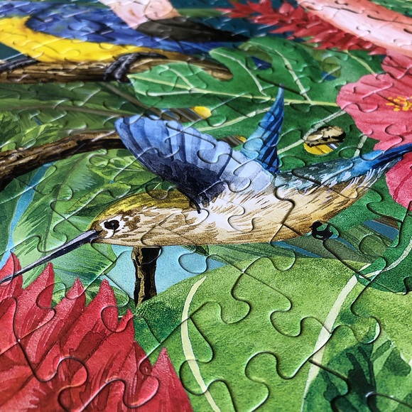 Bits and Pieces “Tropical Birds” 300 pc Puzzle - Picture 6 of 10